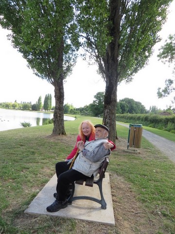 Anne-Marie de Grazia Hueber, Alfred de Grazia, 29 juin 2014, Tuffé, 72160